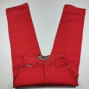 VTG Noiz Men's Carpenter Jeans Red‎ Cotton Size 2XL / 33 inseam